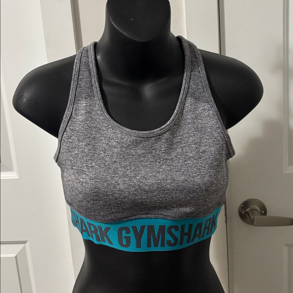 2/$35 Gymshark Gray and Blue Sports Bra